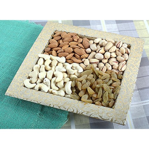 Golden tray