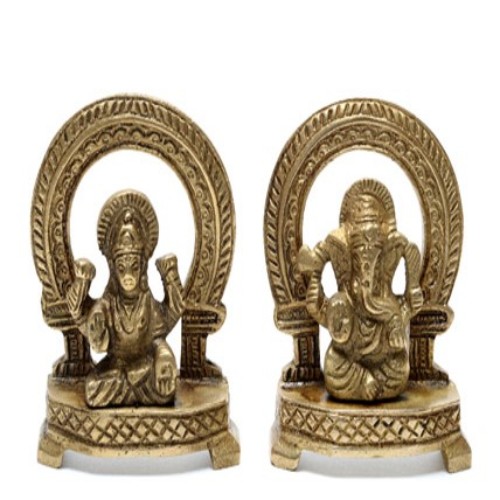 Lakshmi Ganesh Brass Idols