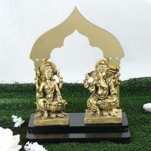 Golden Laxmi Ganesha