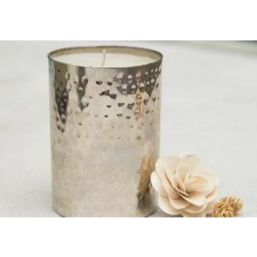 Brass Glass Candle