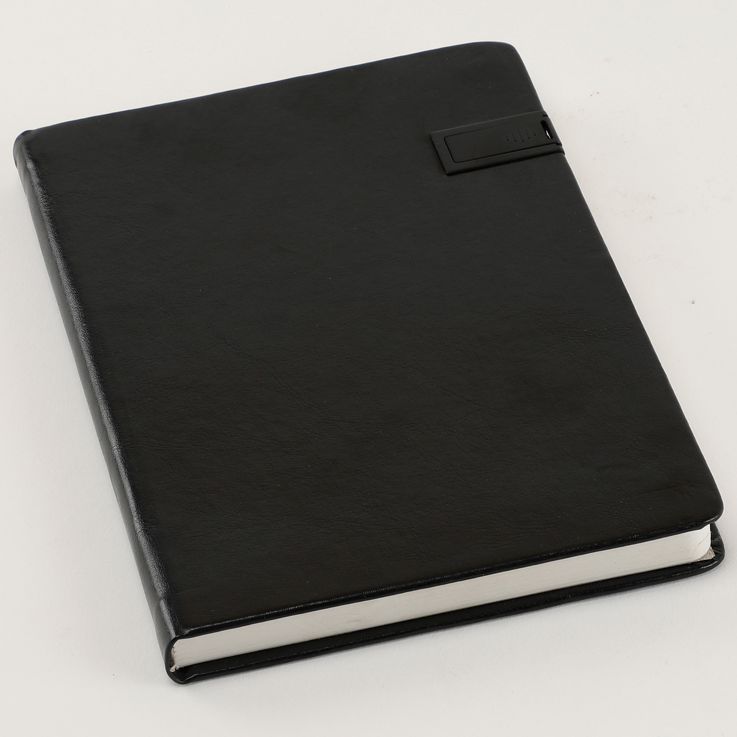 Black Synthetic Ruled Diary