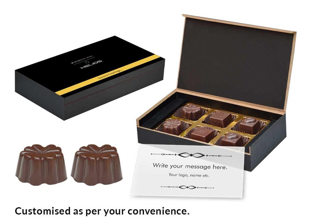 Assorted Chocolates with Customized Wooden Box