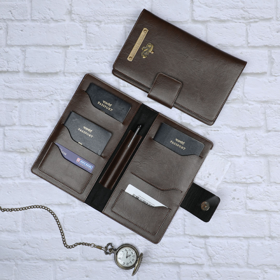 PERSONALIZED FAMILY PASSPORT COVER