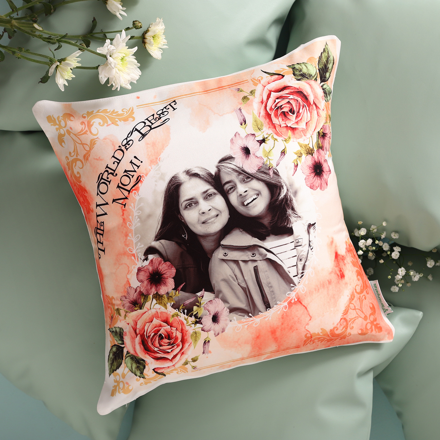 World’s Best Mom Personalised Cushion