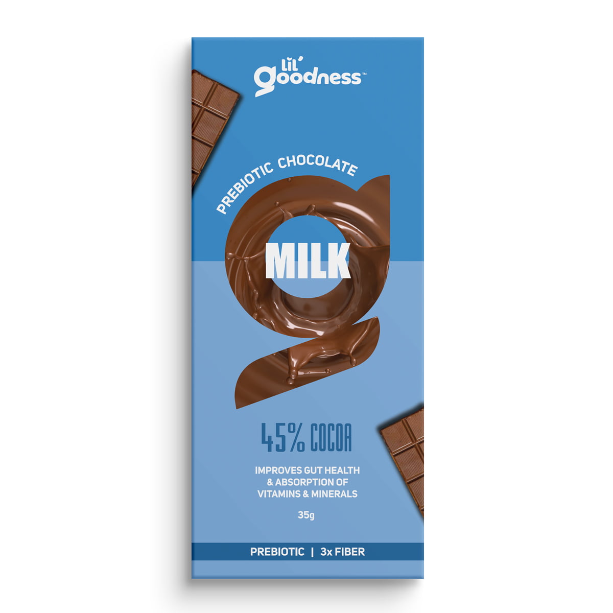 Lil Goodness Prebiotic Chocolate – Milk 35g