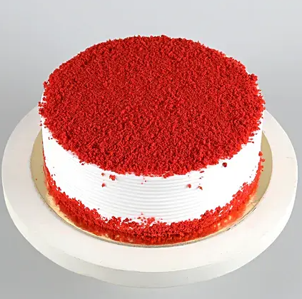 Red Velvet Fresh Cream Cake Half kg