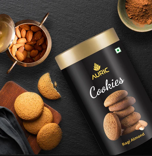 Ragi Almond Cookies