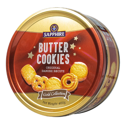 Sapphire Butter Cookies Gold Collection