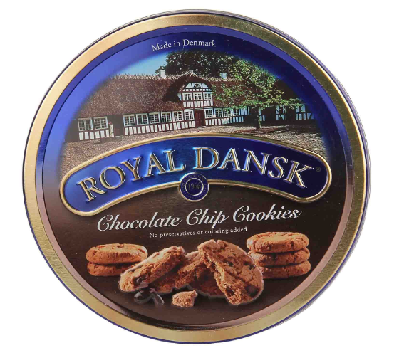 Royal Dansk ChocoChip Cookies