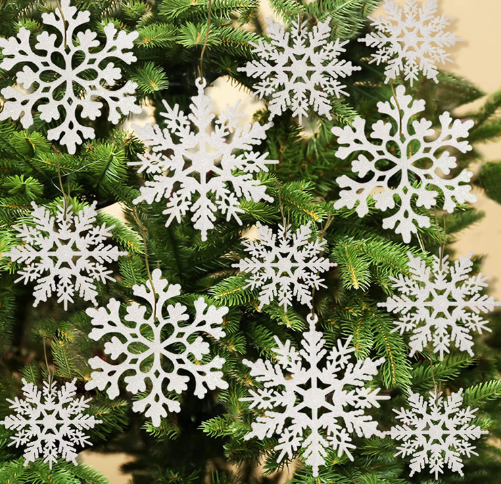 Christmas White Snowflake Ornaments