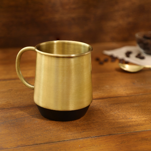 Oro Brass Coffee Mug
