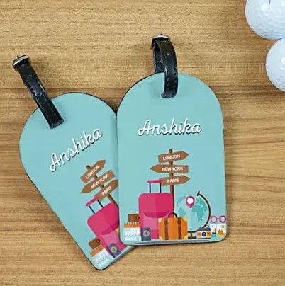 Personalized Luggage Tags Set