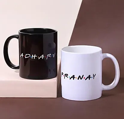 Friends Theme Personalized Mug Set