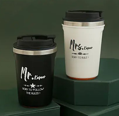 Personalised Quirky Couple Mug Set