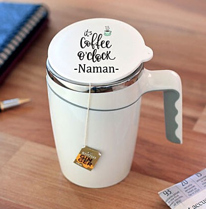 Personalized Stainless Steel Suction Design Mug