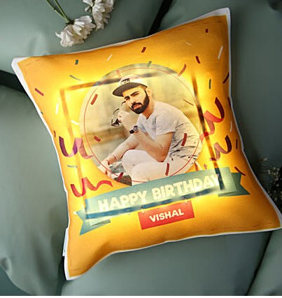 Personalized Birthday LED Cushion