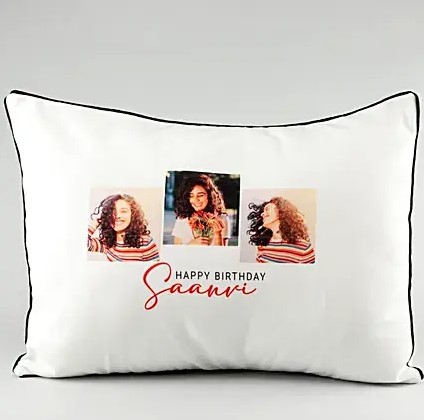 Personalized Happy Birthday Pillow Cover